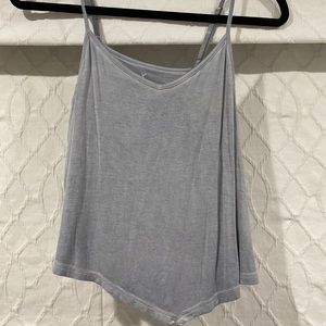 Cropped thin American eagle tank top